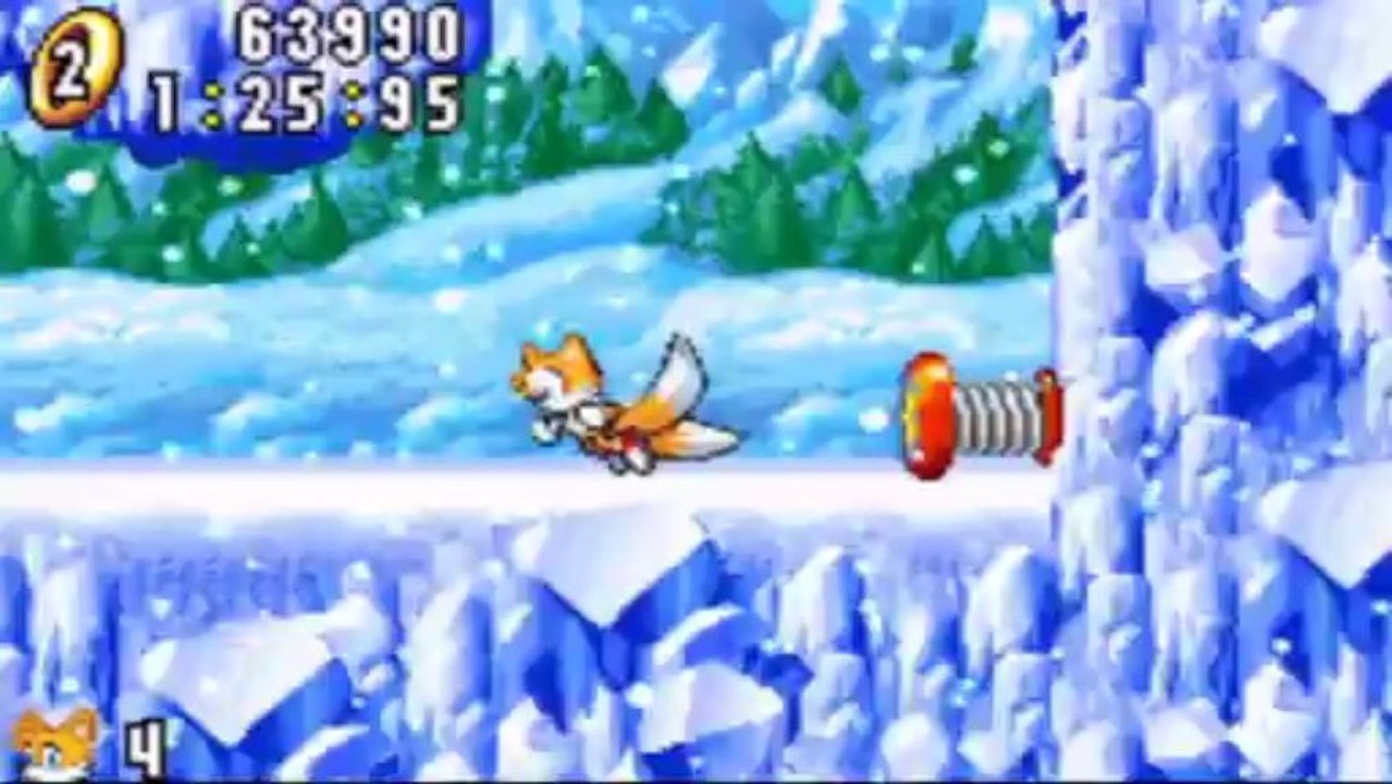 Sonic Advance - Tails : Ice Mountain Zone Act 2