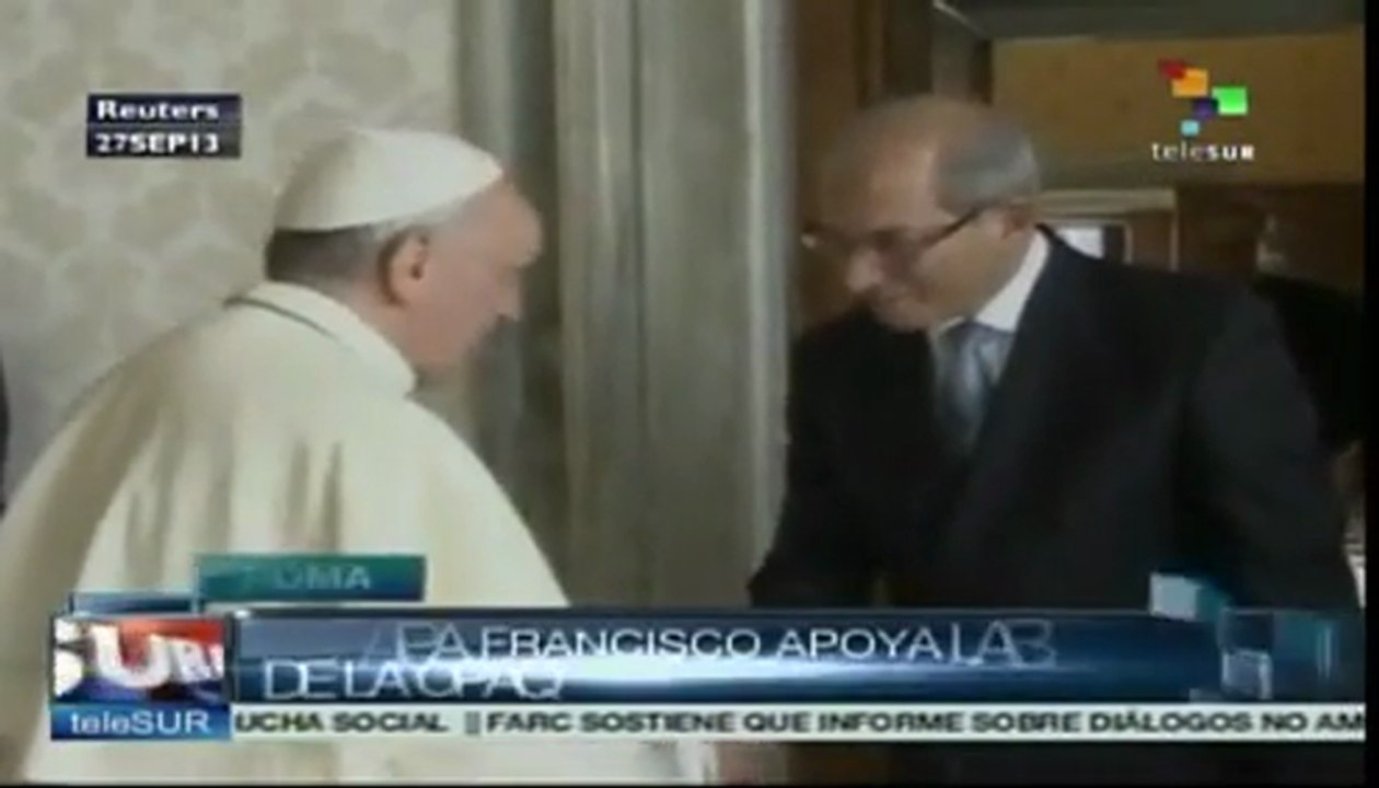 Papa Francisco ofreció apoyo a labor de la OPAQ