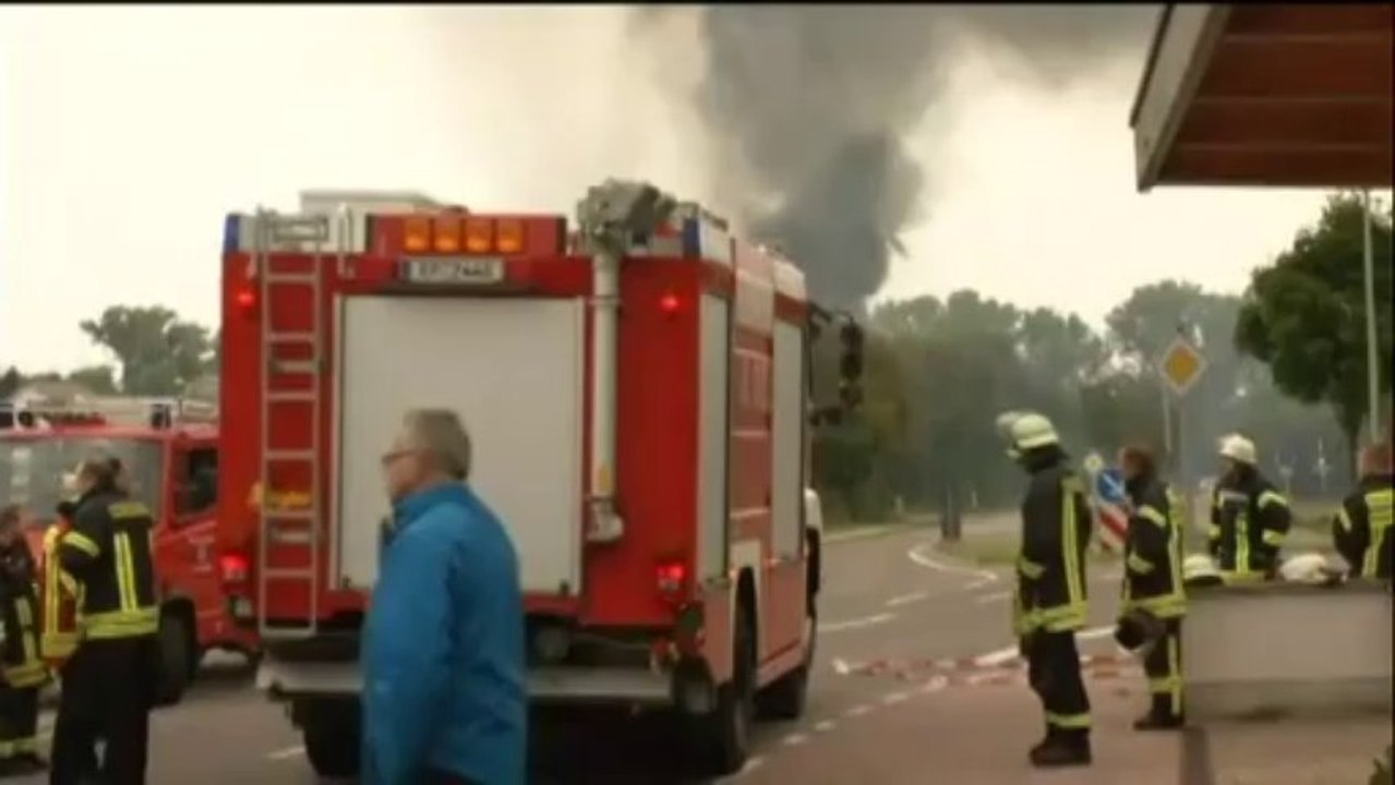 Explosion dans une usine de gaz en Allemagne, un village évacué