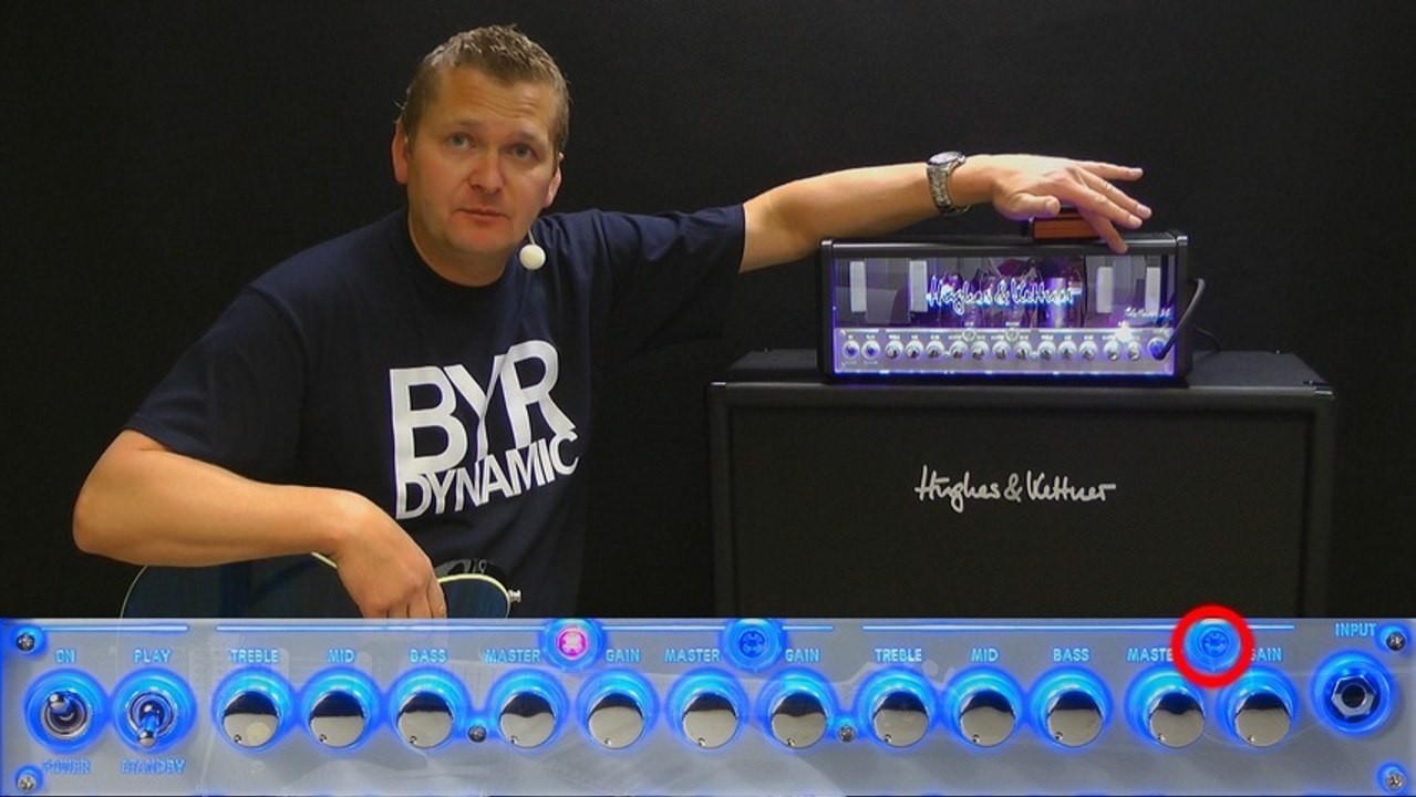 Hughes & Kettner TubeMeister 36 und Cabinet TM212 mit G-Lab GCS1