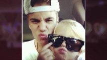 Justin Bieber shared an adorable snap of little brother Jaxon, his “sizzler”.