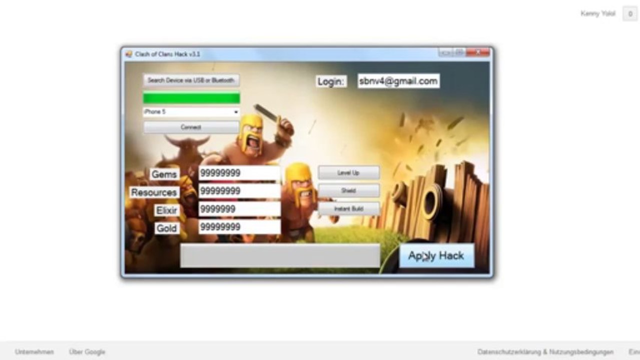 Clash of Clans Gem Hack (Cheat) Download October 2013