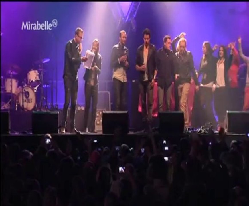 Génération Goldman en Direct Live place de la République à Metz 13 sept 2013.