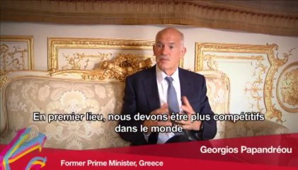La crise en Europe : un problème politique et économique - Georgios Papandréou