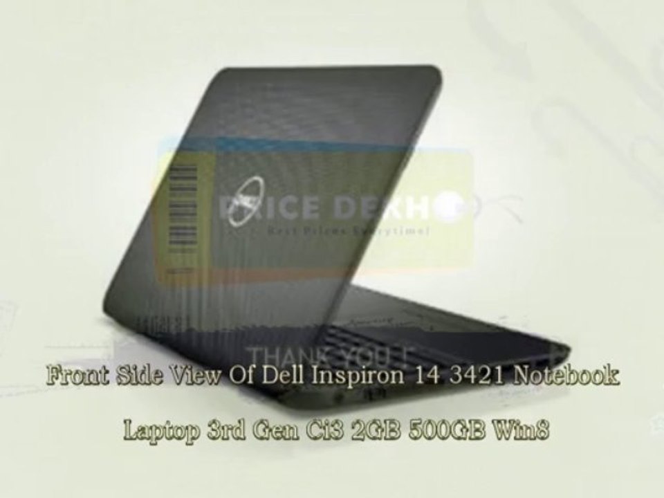 Dell Inspiron 14 3421 Notebook Laptop (3rd Gen Ci3/2GB/500GB/Win8)