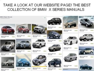 BMW X3 repair manual 2004,2005,2006,2007,2008,2009,2010