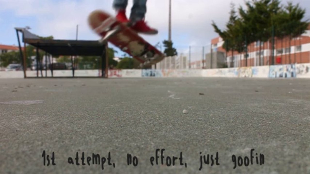 Kickflip and Heelflip attempts