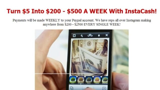 Make Money With Instagram - Instacash Residual Income