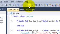 Visual Basic (Aula 2) Aula de Programação para Iniciantes - Propriedades e Objeto Button