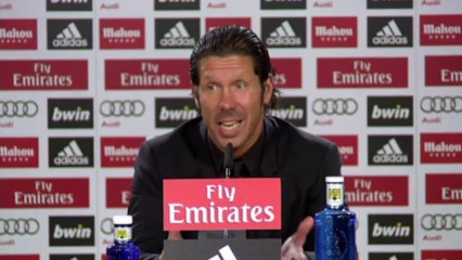 Simeone: "Tengo una plantilla muy comprometida, como la que tenía en Estudiantes de la Plata"