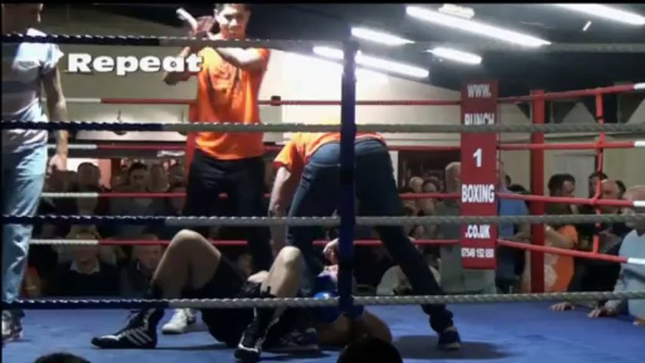 Referee Lee Ambler Leaps Into Action