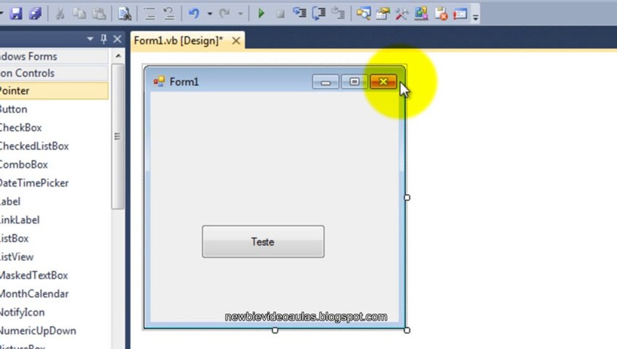 Visual Basic (Aula 1) Aula de Programação para Iniciantes - Instalação e Apresentação