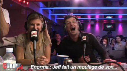 Enorme, Jeff fait un moulage de son.... - C'Cauet sur NRJ