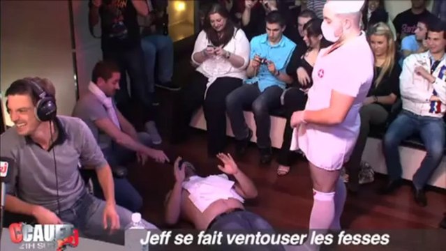 Jeff se fait ventouser les fesses - C'Cauet sur NRJ