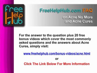 How Acne No More is better than other acne cures?