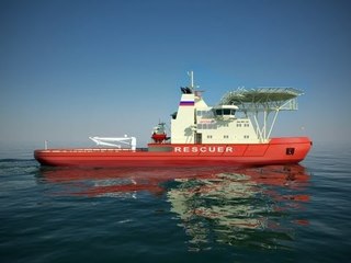 New icebreaker ship will cut through ice sideways