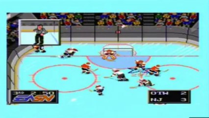 Mega Drive - NHLPA 93 - Ottawa vs New Jersey - Semi Final - Game 4