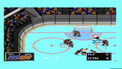Mega Drive - NHLPA 93 - Ottawa vs New Jersey - Semi Final - Game 5