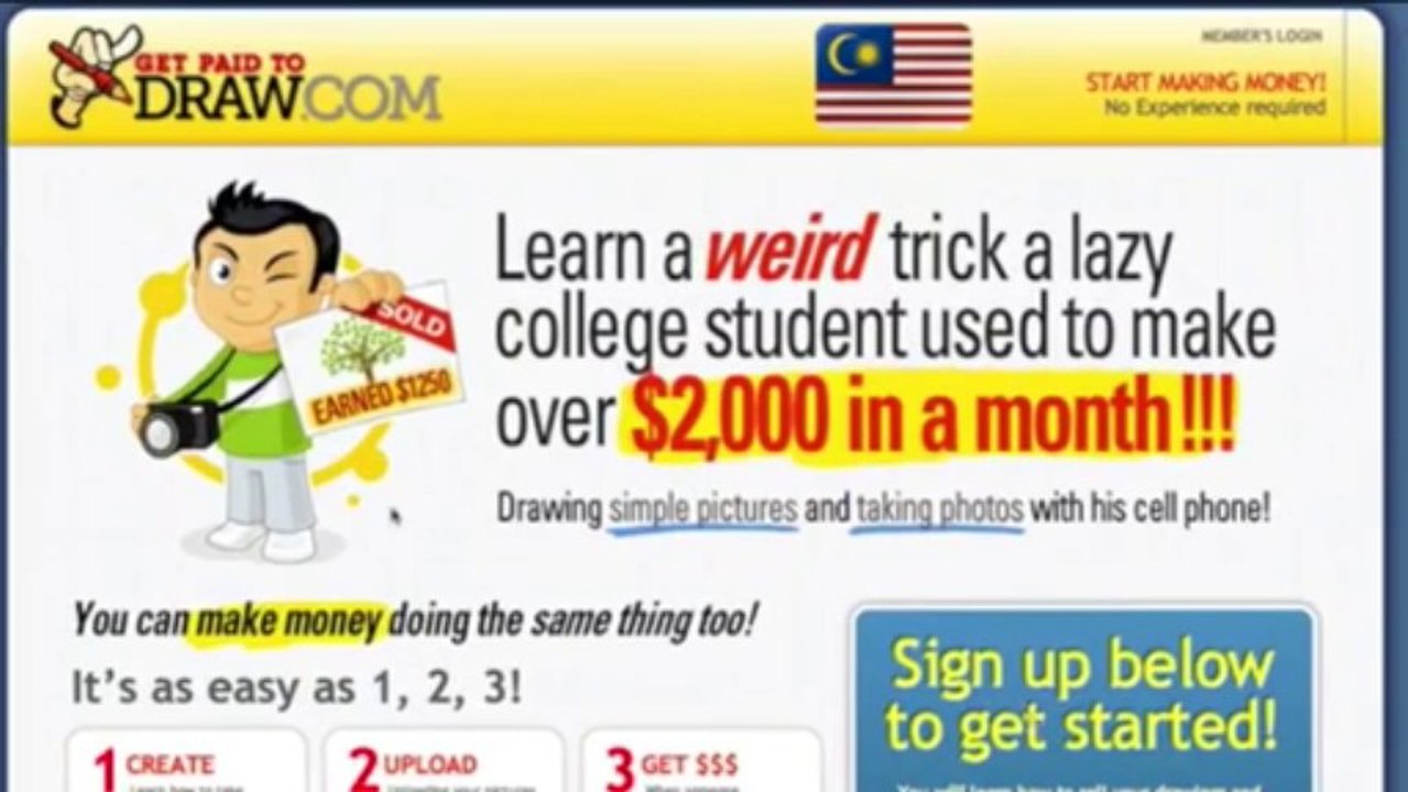 Get Paid To Draw Review | Make Money with Arts, Design and Photos!