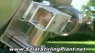 Free Energy Solar Stirling Plant - The real deal!