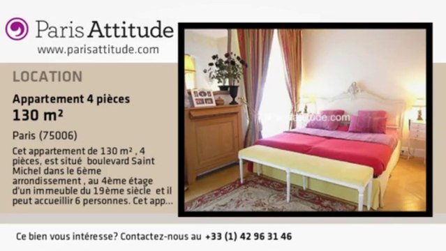 Appartement 3 Chambres à louer - Quartier Latin/St Michel, Paris - Ref. 6063