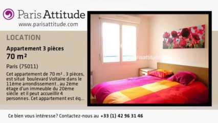 Appartement 2 Chambres à louer - Charonne, Paris - Ref. 4772