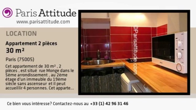 Appartement 1 Chambre à louer - Place Monge, Paris - Ref. 6780