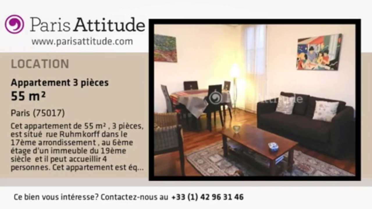 Appartement 2 Chambres à louer - Porte Maillot/Palais des Congrès, Paris - Ref. 8055