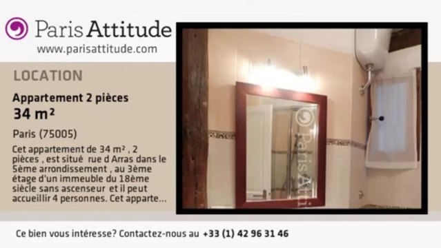 Appartement 1 Chambre à louer - Place Monge, Paris - Ref. 8023