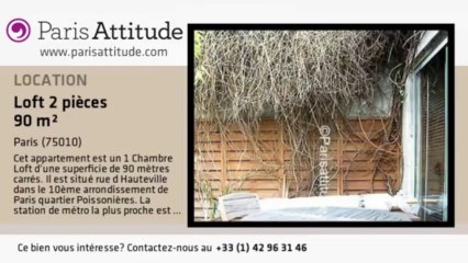 Loft 1 Chambre à louer - Grands Boulevards/Bonne Nouvelle, Paris - Ref. 3022