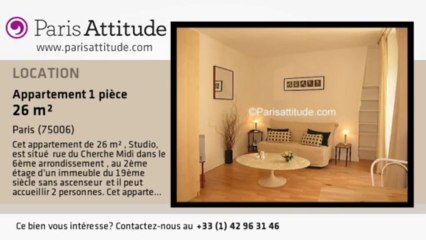 Appartement Studio à louer - St Placide, Paris - Ref. 966