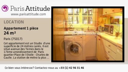 Appartement Studio à louer - Porte Maillot/Palais des Congrès, Paris - Ref. 1183