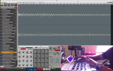 FIRST 2013 TRACK ON THE AKAI MPC RENAISSANCE