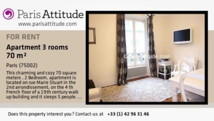 2 Cozy 2-Bedroom Apartment for Rent in Montorgueil, Paris 🏡