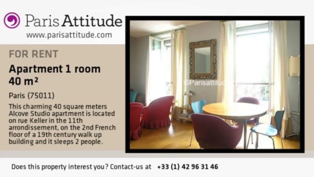 Alcove Studio Apartment for rent - Ledru-Rollin, Paris - Ref. 3417