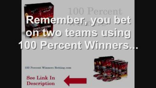 100 Percent Winners - Sports Betting Software