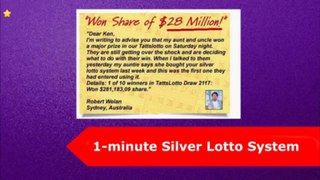 1-minute silver lotto system review 2013