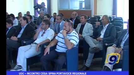 UDC | Incontro Cesa: Spina Portavoce Regionale