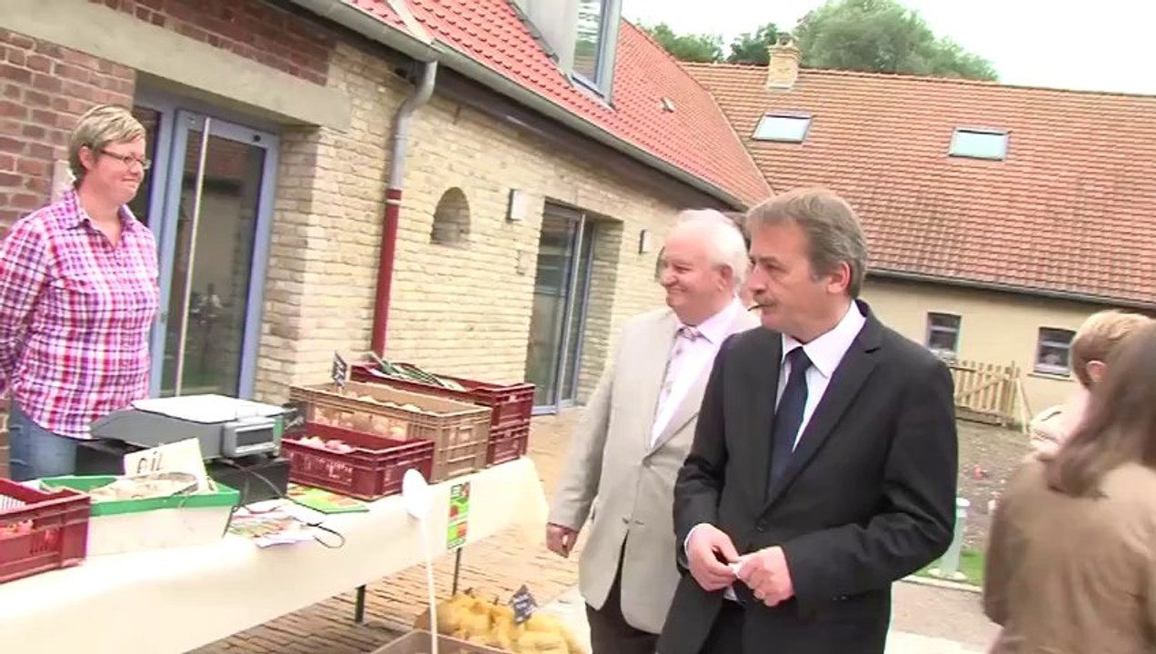 Le marché à la ferme des Aigrettes