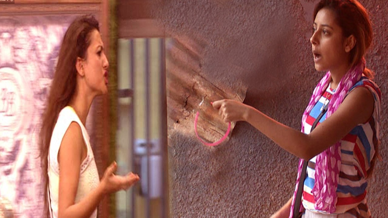 Bigg Boss Season 7 - Gauhar Khan Verbal Drama With Pratyusha