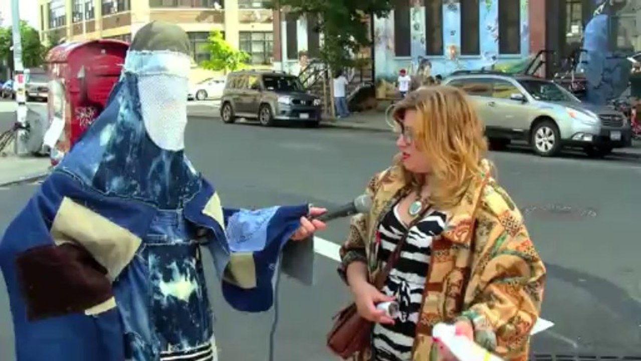 THE MEN'S BURQA!!!  Funny street interviews (fail / punched)  banned by MSM