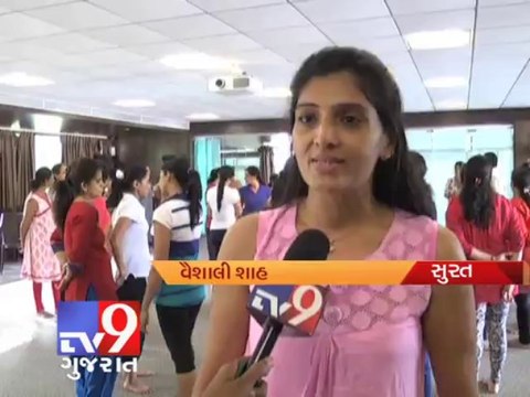 Tv9 Gujarat - Aerobics style in Garba this Navratri , Surat