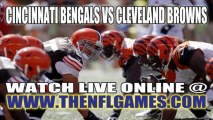 Watch Cincinnati Bengals vs Cleveland Browns NFL Live Stream