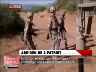 abd' DEN 2 PATRİOT, 400 ASKER GELİYOR