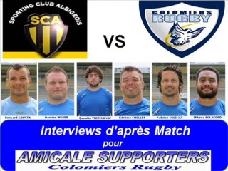 Interviews Joueurs Albi Colomiers 28.09.13