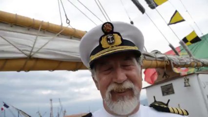 Toulon Voiles de Légende, interview du commandant du Santa Maria Manuela