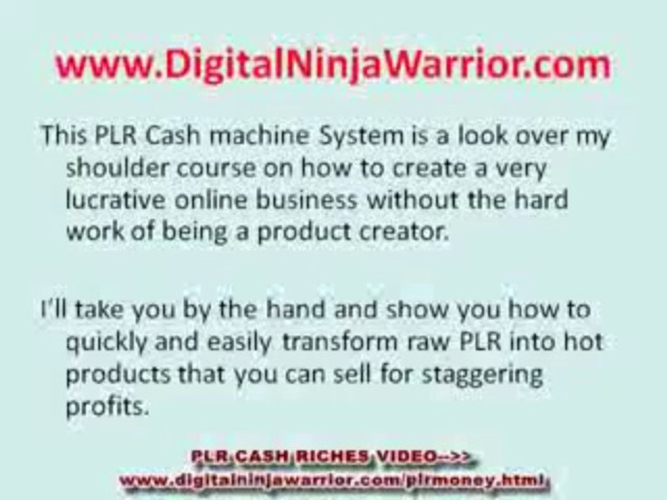 Master Plr - Private Label Rights - Easy Plr CASH