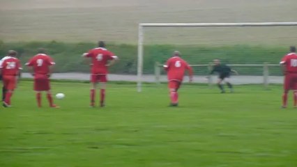 Pénalty transformé de David D'Ascenzo contre Gauchy