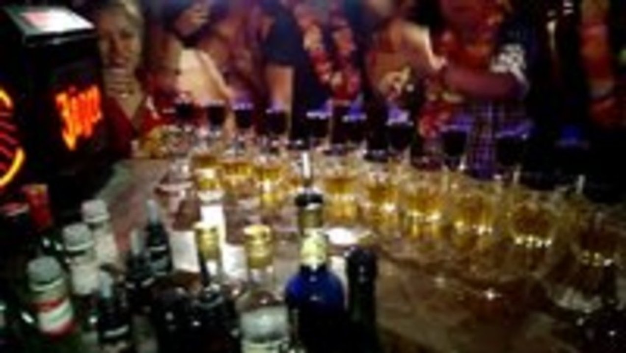 100 Jagerbombs Domino Effect