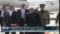 Reconoce Obama los derechos nucleares de Irán: Rouhaní